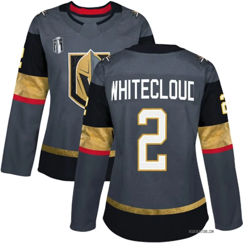 Zach Whitecloud #2 Vegas Golden Knights Gold Jersey Home Authentic - With  2023 Stanley Cup Patch